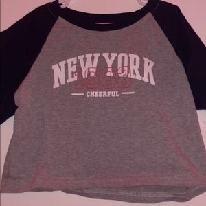 SHEIN New York 1983 crop top